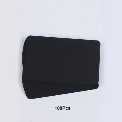 100Pcs Blank Cards 9x5.5cm Thick Cardstock Business Gift Cards Message Note Cards School Supplies White Black - 100Pcs Black