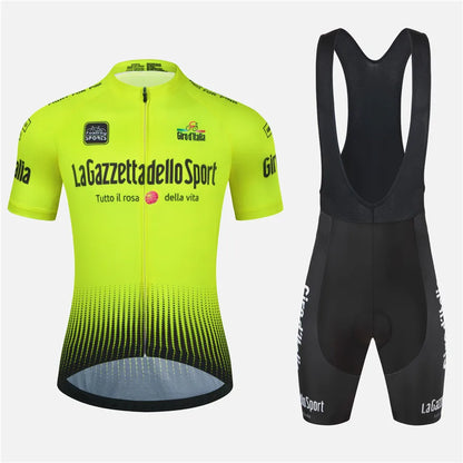 Tour Of Italy Bicycle Clothes Cycling Jersey Set Summer Road Bike Short Sleeve Cycling Clothing Men Mtb Jersey Set Sport Wear