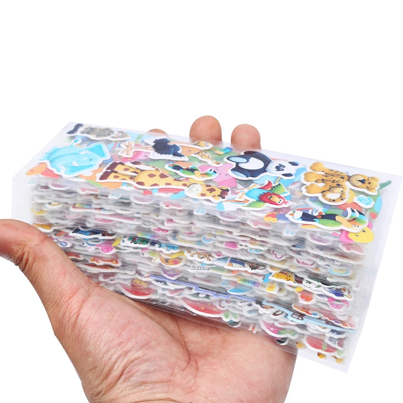 25/40/50 Sheets Clipbook Stickers Handmade DIY Diary Book Decorative over Three Years Old Children Gifts for Boys Girls TMZ