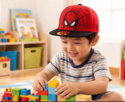 *2026 HotAnime Cartoon Spiderman Hats for Kids Toddler Baseball Cap Spring Snapback Hip Hop Adjustable Caps