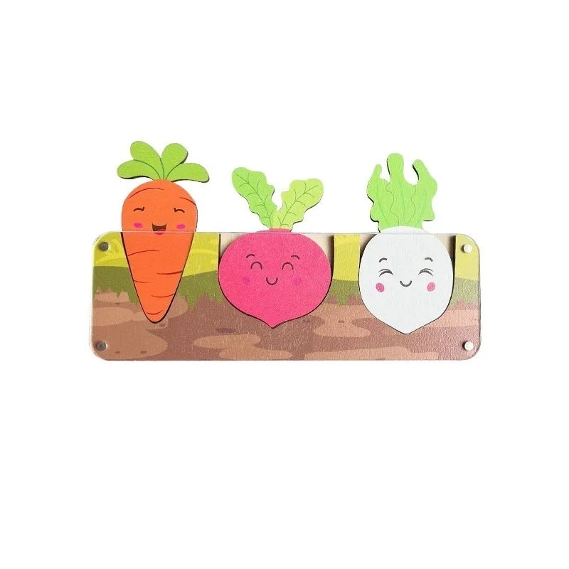 DIY Montessori Busy Board Accessories Bee Flower Gear Gate Educational Toys LED Lamp Drum Learning Wooden Game Busy Board Toy