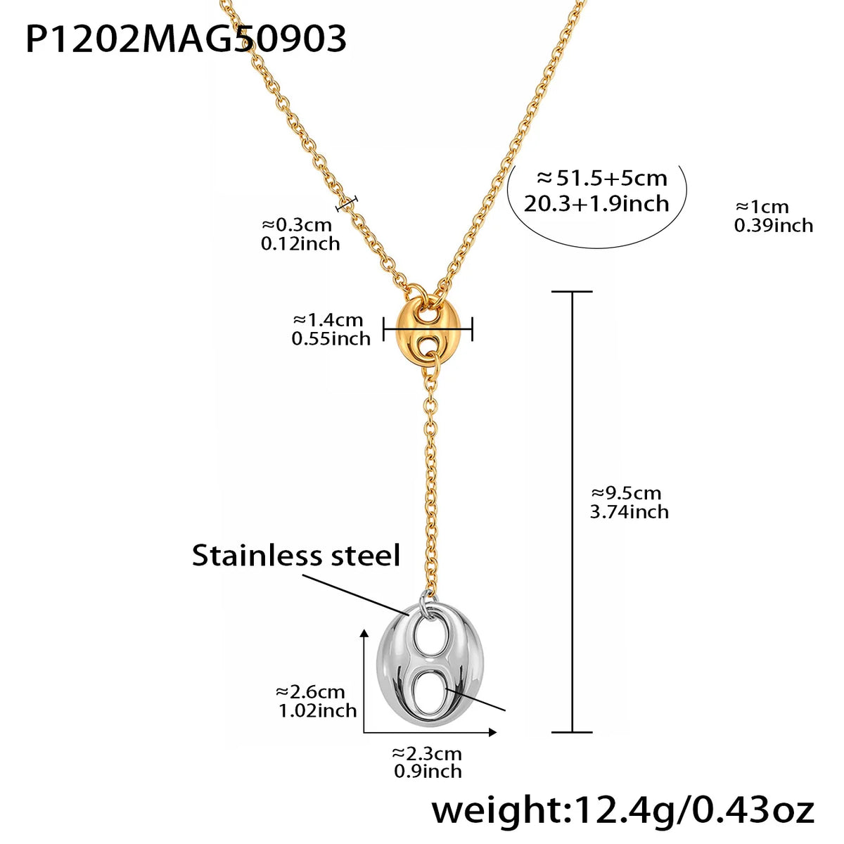 4 Models Dainty Lariat Y Necklace In Stainless Steel 18k Gold Plated Chain Tassel Necklaces Two Tone Pendant Necklace For Wom