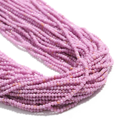 2 3 4mm Faceted Tiny Beads Natural Aquamarine Lapis Lazuli Tourmaline Amethyst Stone Beads for Jewelry Making Diy Accessories