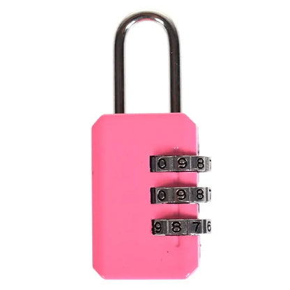 3 Digit Resettable Combination Padlock Luggage Case Padlock Box Black Lock Coded Lock School Gym Locker Sheds 2022