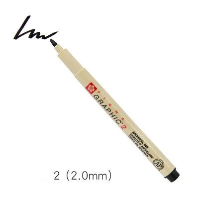 1pcs Sakura Pigma Micron Fine Pen Waterproof Smooth Black Ink Fineliner Drawing Pens Art Sketch Marker Liner Rotulador Tekene