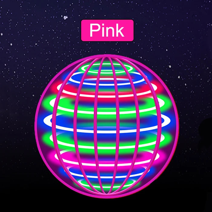 Flying Ball, Automatic Spinning Ball, LED Dazzling Lights, Floating Magic, Fan, UFO Flying Machine, Toy, Gift, Game, Sports B