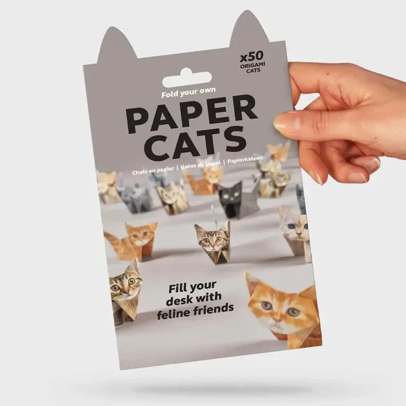50 Sheets Creative DIY Origami Paper Animal Folding Set Cats Dogs Dinosaurs Fun Handmade Art Craft Folding Paper for Kids Gif