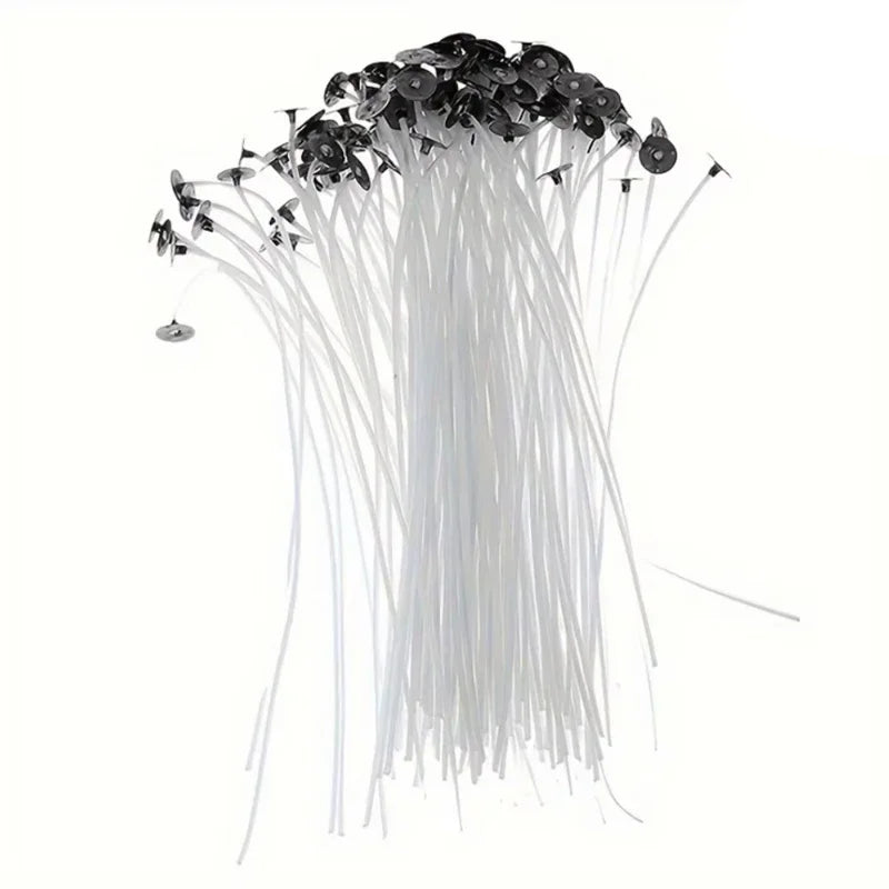 30pcs Candle Wicks Cotton Core DIY Smokeless Wax Pure Cotton Core Waxed For Candle Making