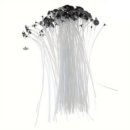 30pcs Candle Wicks Cotton Core DIY Smokeless Wax Pure Cotton Core Waxed For Candle Making