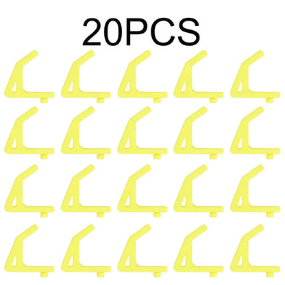 5-20pcs Universal Hooks For Shelving With 10.3mm Hole Spacing Storage Hooks Garage Auxiliary Hooks Shelf Fittings Support Hoo