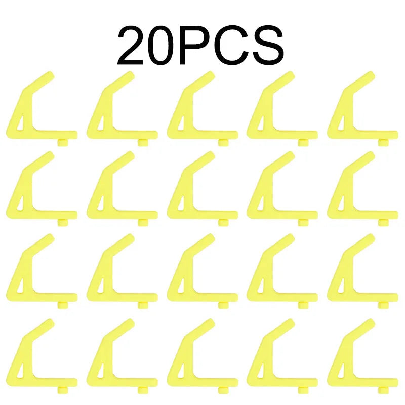 5-20pcs Universal Hooks For Shelving With 10.3mm Hole Spacing Storage Hooks Garage Auxiliary Hooks Shelf Fittings Support Hoo