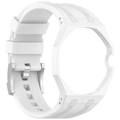 2-in-1 PC Case+Silicone Strap for Swatch X AP Royal Pop Pocket Watch Change To Wristwatch Integrated Modification Accessories