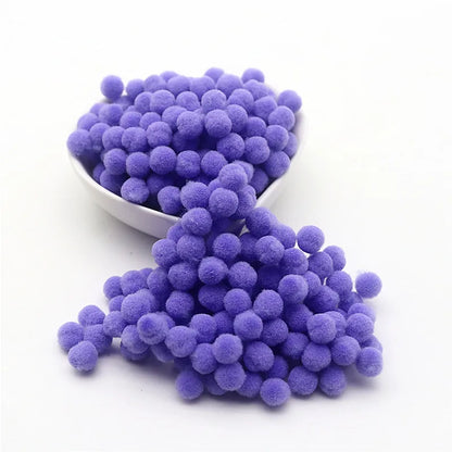 15g Fluffy Soft Pompom 8 Mm 10 Mm 15 Mm 20 Mm 25 Mm 30 Mm Plush Pompom DIY Home Decoration Crafts Toys - 11 / 8mm 15g