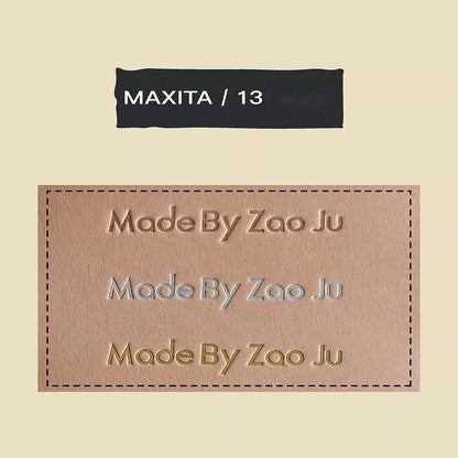 MAXITA Movable Type Hot Foil Stamping Kit | English Brass Type Set for Leather Craft, Packaging, and DIY Embossing 306Pcs - F
