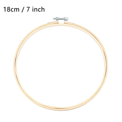 8/10/13/15/18/30cm Embroidery Hoop DIY Needlecraft Cross Stitch Machine Bamboo Frame Ring Round Loop Hand Household Sewing To