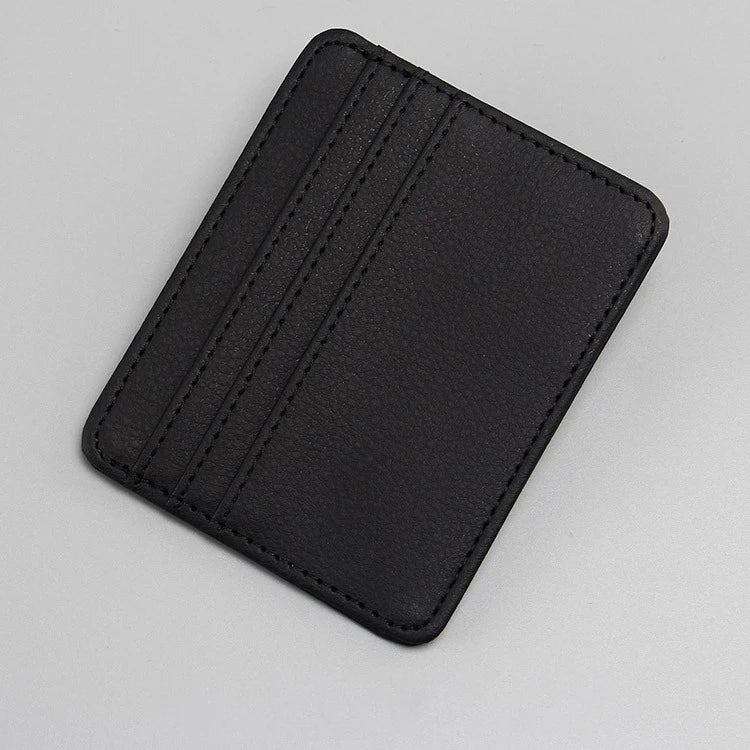 Slim Minimalist Wallet, Front Pocket Wallets, RFID Blocking,Credit Card Holder for Men&Women - Black
