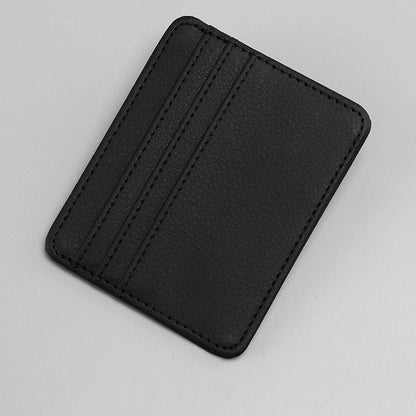 Slim Minimalist Wallet, Front Pocket Wallets, RFID Blocking,Credit Card Holder for Men&Women - Black