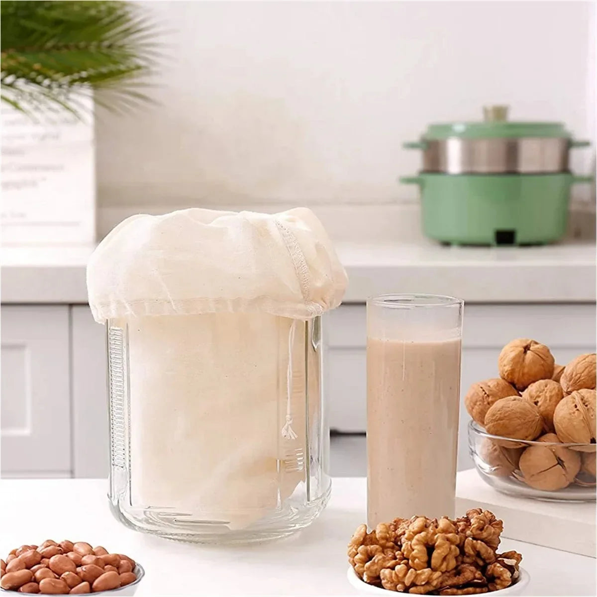 Cotton Cream Cheese Slicer Gauze Kitchen Items Tofu Filter Cloth Butter Milk Coffee Tools Gadgets Dining Bar Home Garden Slic
