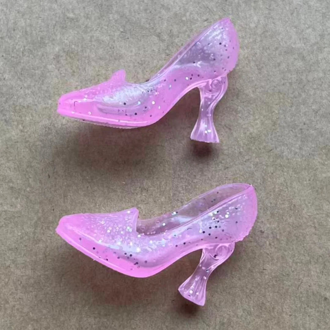 1/6 Monster Doll Boots Sandals Original Doll Shoes Unique Personality Toy Accessories for Collectible Figures - Pink (Style N