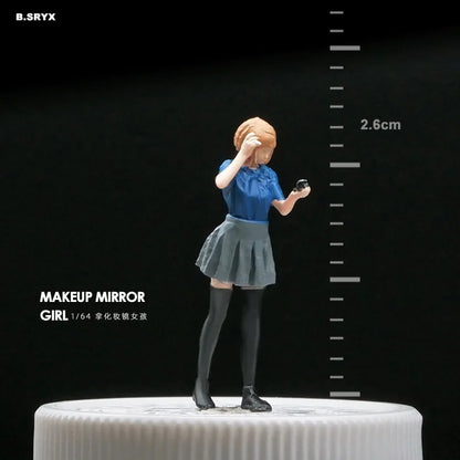 Resin Diorama 1:64 Scale Miniature Figures Garage Scenes Minifigures Model Kit DIY Craft Toys Anime Figure Collectib - JJ