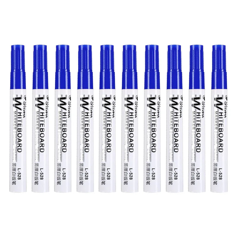 4/10 Pcs Set Erasable Magnetic Whiteboard Marker Pen Blackboard Marker Chalk Glass Ceramics Office School Art Marker Statione
