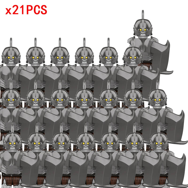 Medieval Movie Knights Building Blocks toys Lord Ring Figure Bricks Toy Christmas birthday gifts