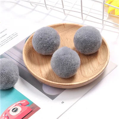 Multi Size Pom Piel 15mm/20mm/25mm/30mm/40mm Soft Pompones Fluffy Plush Crafts DIY Pom Pom Bal Wedding Sewing Party Accessori