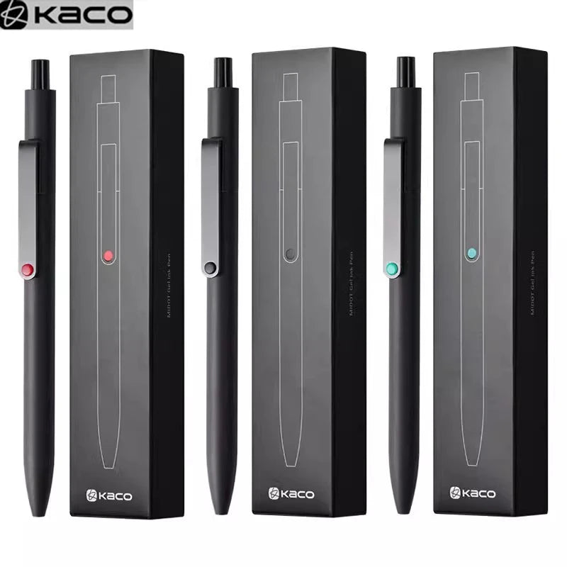 KACO 0.5mm MIDOT Gel Ink Pens, Quick-drying Press Smooth Writing Pen, High Volume for Taking Exams Grading Homework Doing Pap