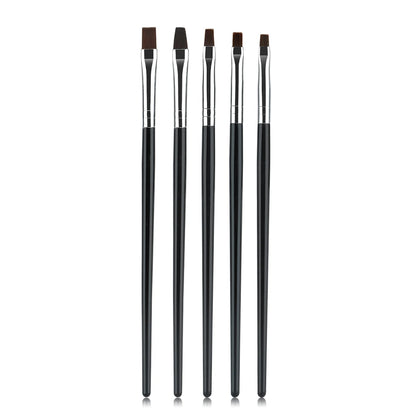 5 Pcs Dental Resin Brush Pens Dental Shaping Silicone Adhesive Composite Porcelain Teeth Dentist Tools Dentistry Lab Tool - 5