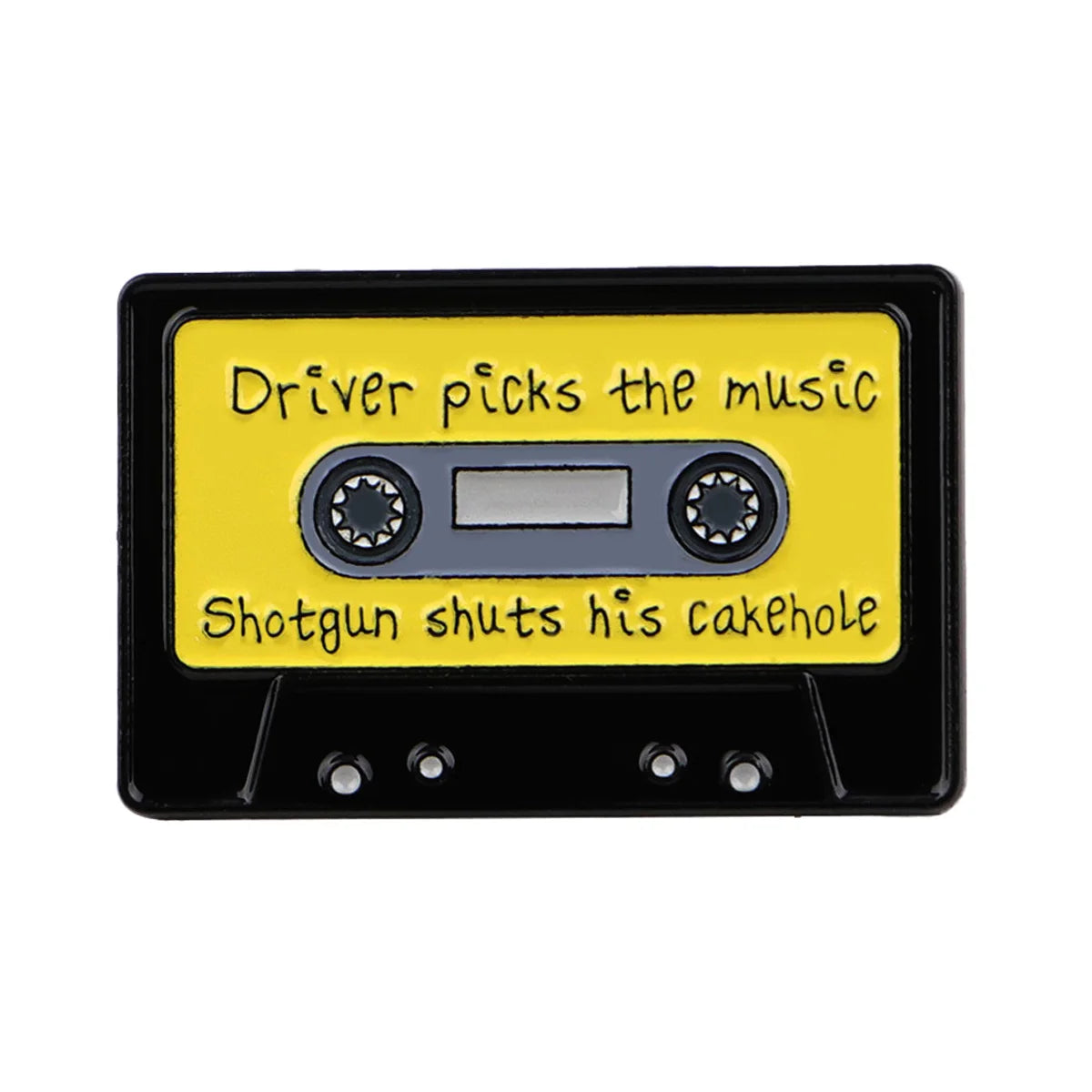 Vintage 1985 Brooch Creative Tape Enamel Pins Music TV Lapel Pin For Backpack Clothing Accessories Metal Badge Jewelry Gift -