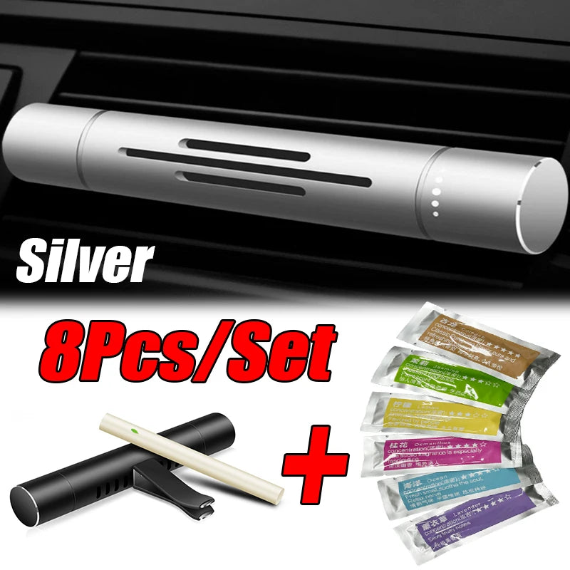 8Pc/Set Car Air Vent Perfume Car Air Freshener Flavoring Smell Aroma Car Perfumes Air Freshener Parfum Auto Interior Accessor