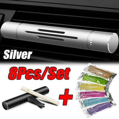 8Pc/Set Car Air Vent Perfume Car Air Freshener Flavoring Smell Aroma Car Perfumes Air Freshener Parfum Auto Interior Accessor
