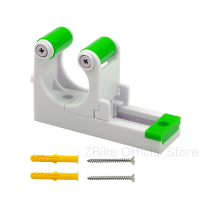 Deemount Mount Bike Hooks Adjustable Bicycle Wall Holder Rack Buckle Hanger Horizontal Vertical Storage Fits 1.0-2.8 Inches T