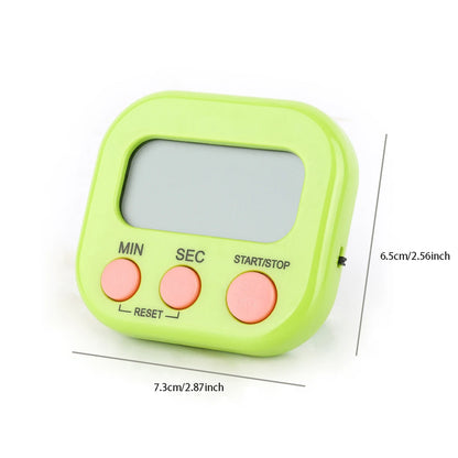 Digital Kitchen Timer for 99 Minutes Cooking Countdown with Magnetic Tool Timing Cook Friendly Alarm Clock Counter with Stand