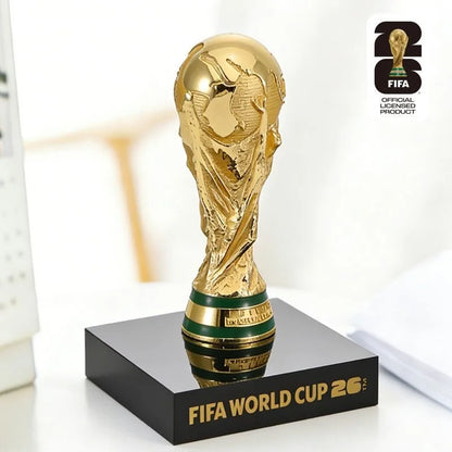 Official FIFA 2026 US Canada Mexico World Cup 3D World Cup Trophy Model Souvenir Decor Figurine Football Fan Gift