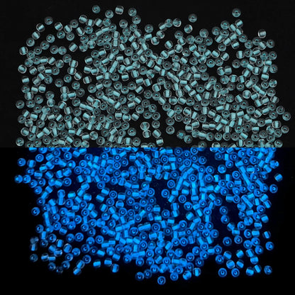 2/3/4mm Glass Luminous Beads (Glow-in-The-Night Seed Beads) - DIY Jewelry Making(Necklace/Bracelet)Handmade Accessories 11g/B