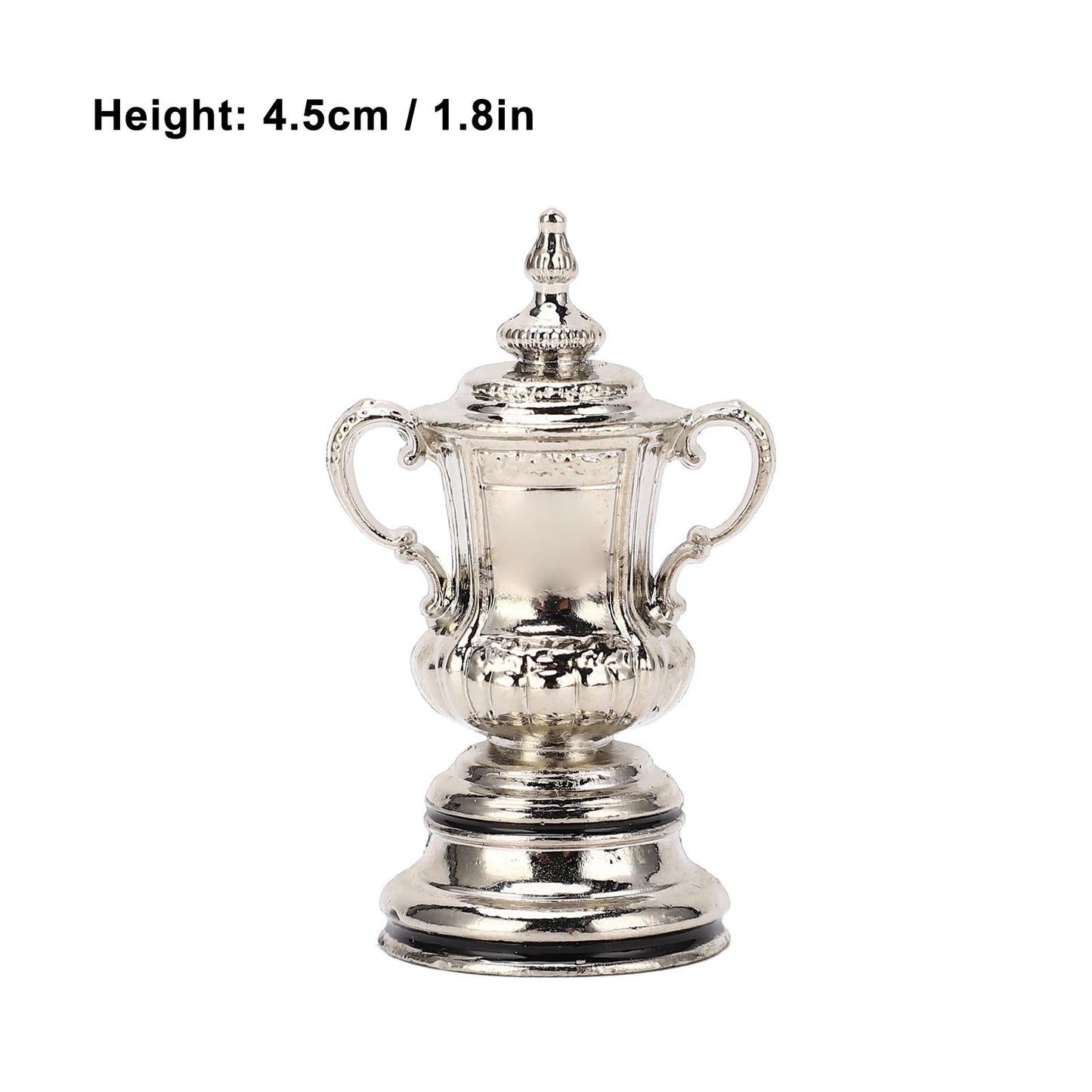 Football Trophy Decoration Mini Soccer Game Trophy Cup Model High Simulation Metal Football League Trophy Ornaments Decor