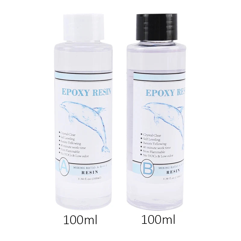 1:1 Clear Epoxy Resin Crystal Clear Art Resin Epoxy 2 Part Epoxy Casting Resin Kit with Measuring Cups, Stick, Silicone Glove
