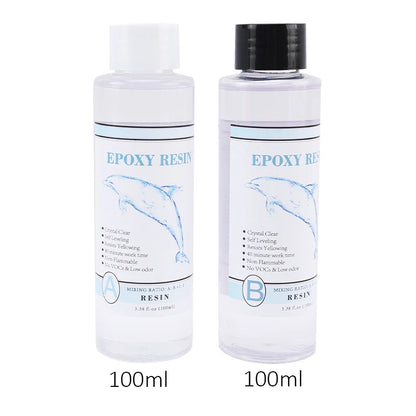 1:1 Clear Epoxy Resin Crystal Clear Art Resin Epoxy 2 Part Epoxy Casting Resin Kit with Measuring Cups, Stick, Silicone Glove