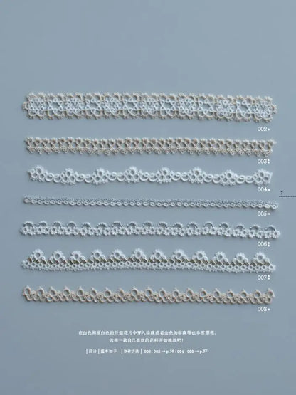 Learn Tatting Lace from Scratch: 101 Edgings & Motifs to Master - DIY Handicraft Tutorial Book for Beginners