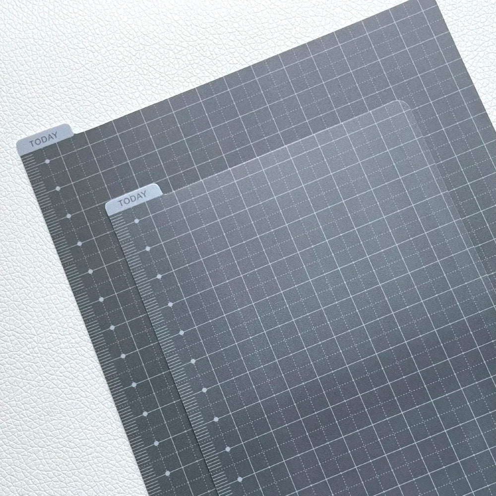 A5 A6 Writing Mat Board Based Plate Ruler for Midori Hobo Notebook Journal Planner School Office Supplies Stationery
