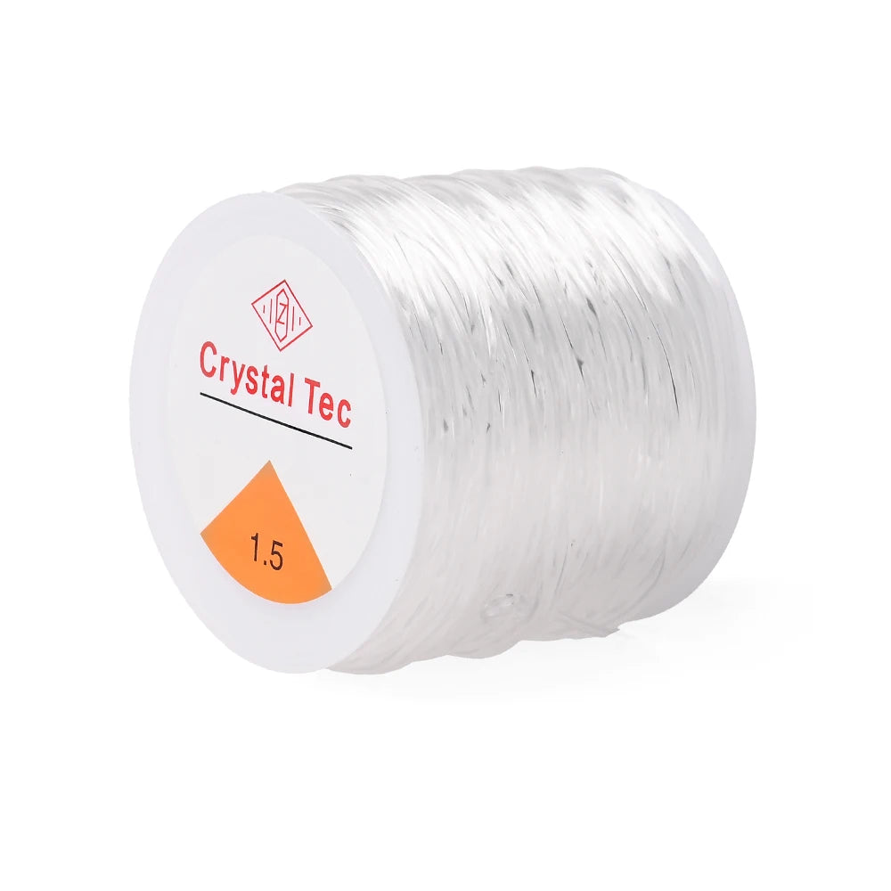 iYOE 0.5-1.5mm Elastic Cord String Transparent Elastic Thread For Jewelry Making Diy Bracelet Necklace Beaded Accessories - 1