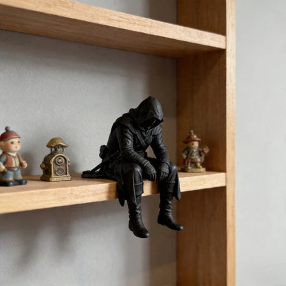 Cool Desktop Decor Figurine Creative Book Shelf Ornament for PC Case Game Room Home Display Best Gift Vintage Home Decor