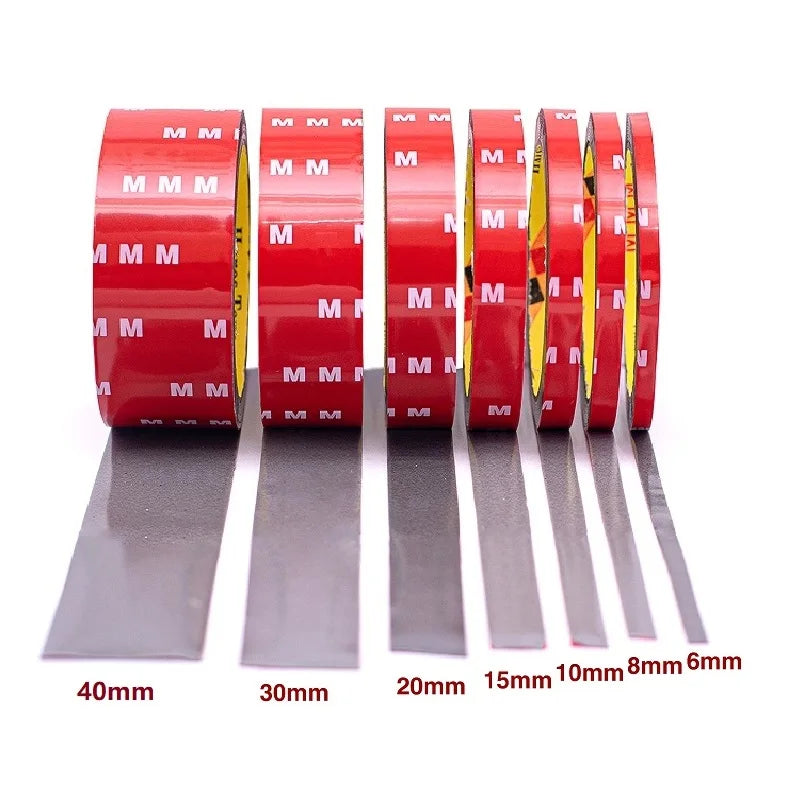 3Meters Extra Strong Double Sided Tape Adhesive 0.8mm Thick For Car Industry Special High Viscosity Mounting Fixing Sticky Ta