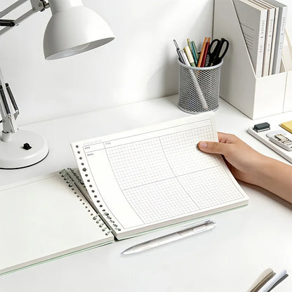 1pc Mind Map Notebook, Spiral Notebook, Project Planning Notebook, Each 120 Pages, Suitable for Classroom Learning