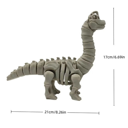 Simulation Dinosaur Fossil Plastic Skeleton Model Children's DIY Handmade Dinosaur Skeleton Assembly Kit Tyrannosaurus Rex Mo