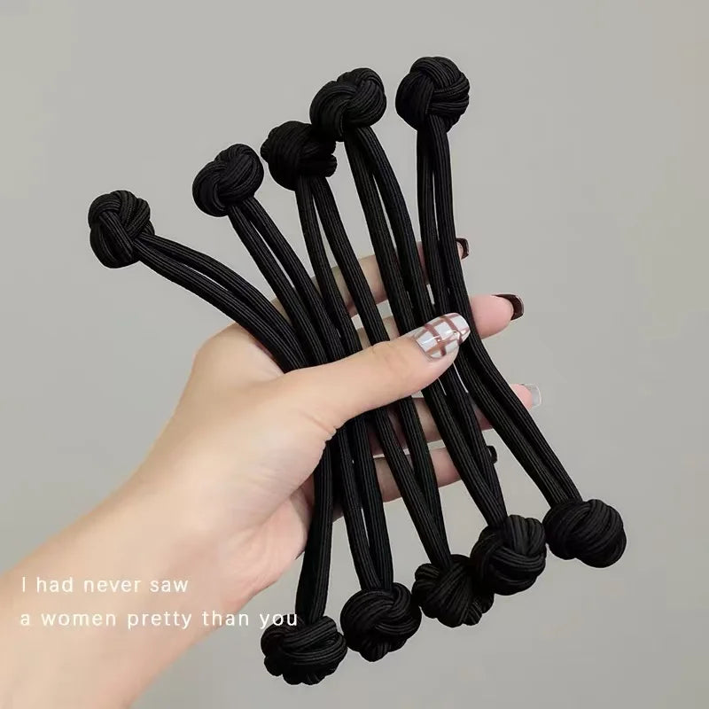 Simplicity Stretch Rubber Hair Ties for Women High Elasticity Fashion Girl Head Rope Scrunchie Hair Accessories - 16 5pcs