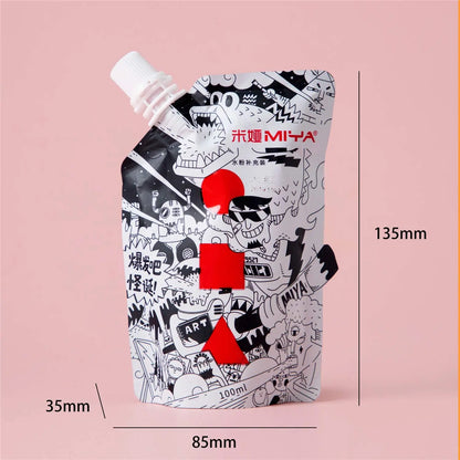 1 Pack HIMI GOUACHE 100ML Unique Jelly Vibrant Colors Non Toxic Paint Canvas Paper Art Supplies for Professionals Students Ki