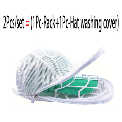 Hat washer, household products, laundry accessories, anti deformation hat protection frame, sturdy frame - 2Pcs-set