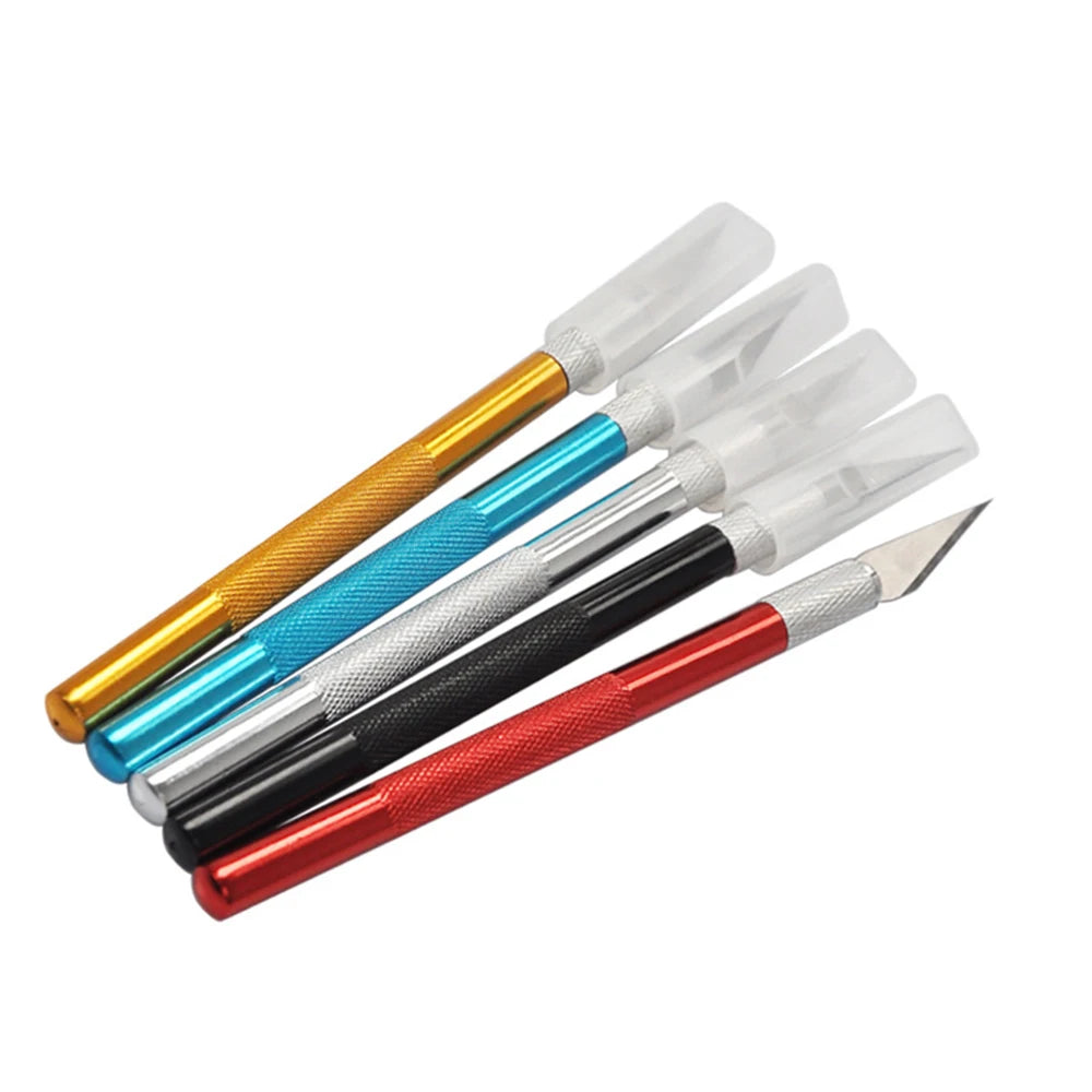 Metal Carving Scalpel Knife Tools Kit Anti-Slip Blades Engraving Craft Craft Knives Mobile Phone PCB DIY Hobby Repair Hand To
